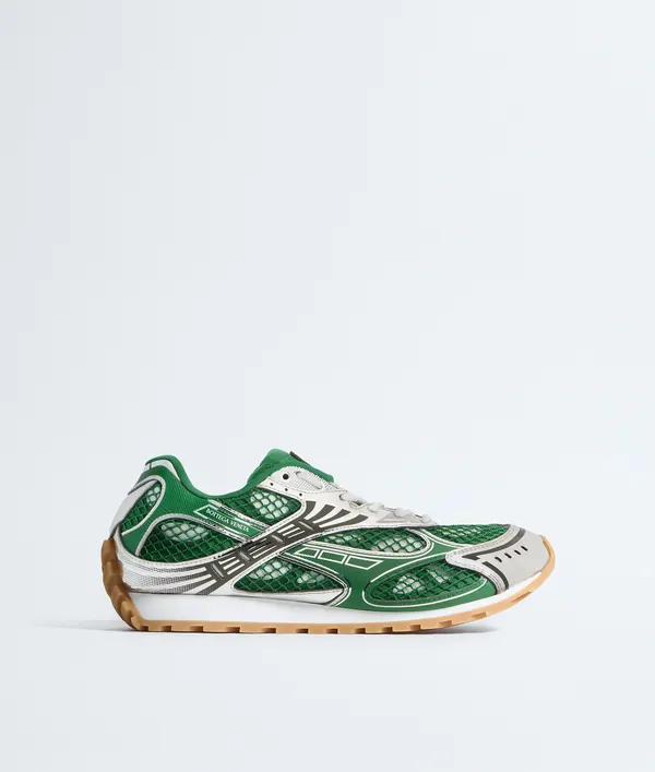 Men's Orbit Sneaker in Bark green/shamrock