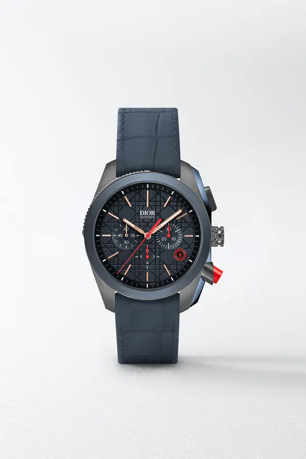 Chiffre Rouge Chronographe Blue Ultramatte
