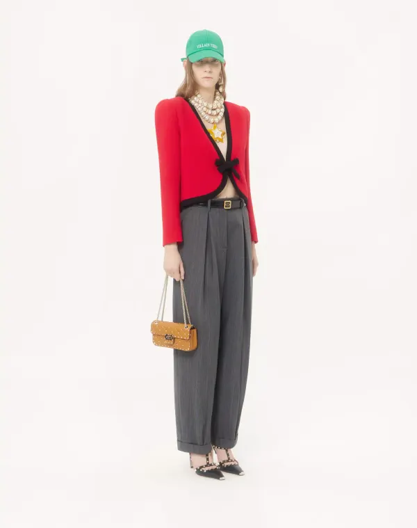Valentino Garavani Rockstud Spike Small Shoulder Bag In Kidskin